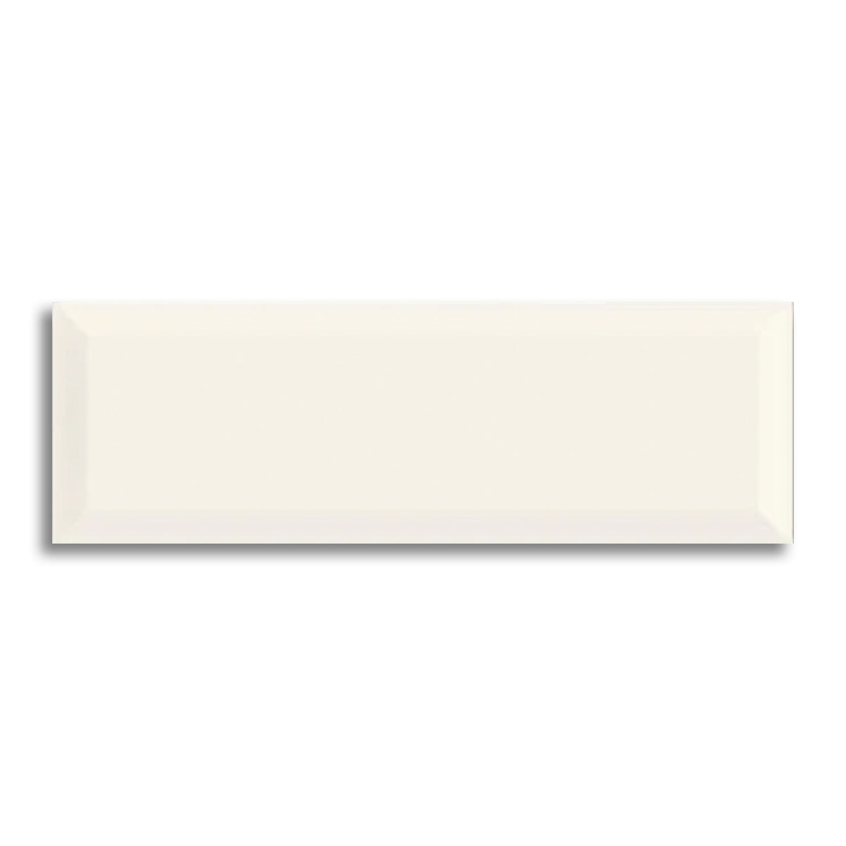 CLEARANCE - 4×12 Hawthrone Refined White Beveled Glossy Ceramic Wall Tile - American Tile Depot