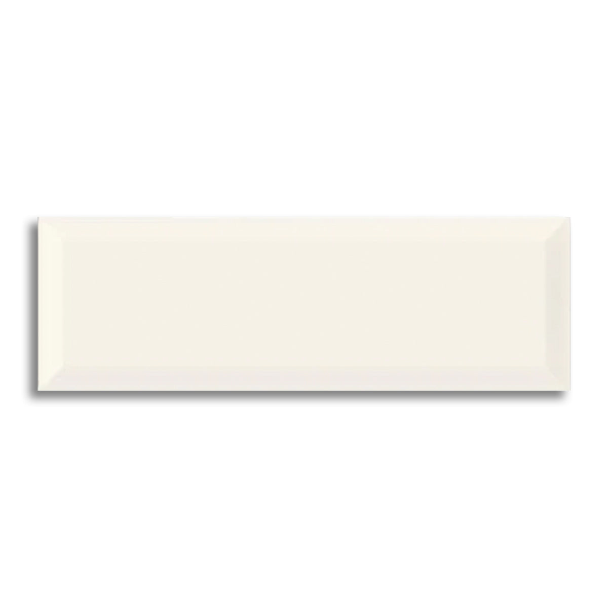 CLEARANCE - 4×12 Hawthrone Refined White Beveled Glossy Ceramic Wall Tile - American Tile Depot