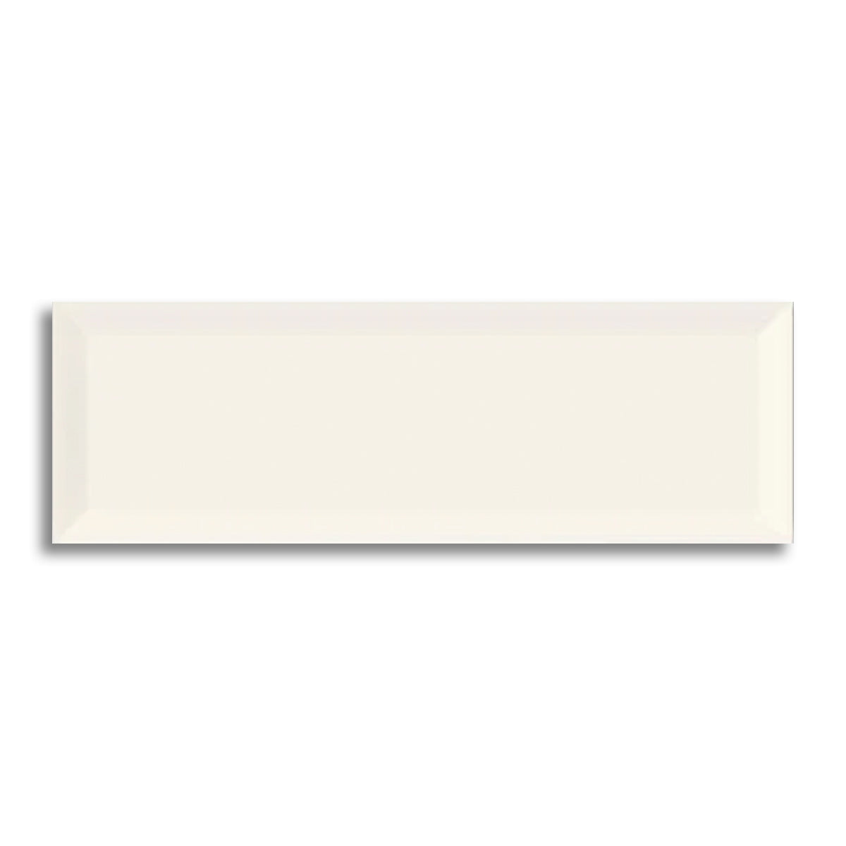CLEARANCE - 4×12 Hawthrone Refined White Beveled Glossy Ceramic Wall Tile - American Tile Depot