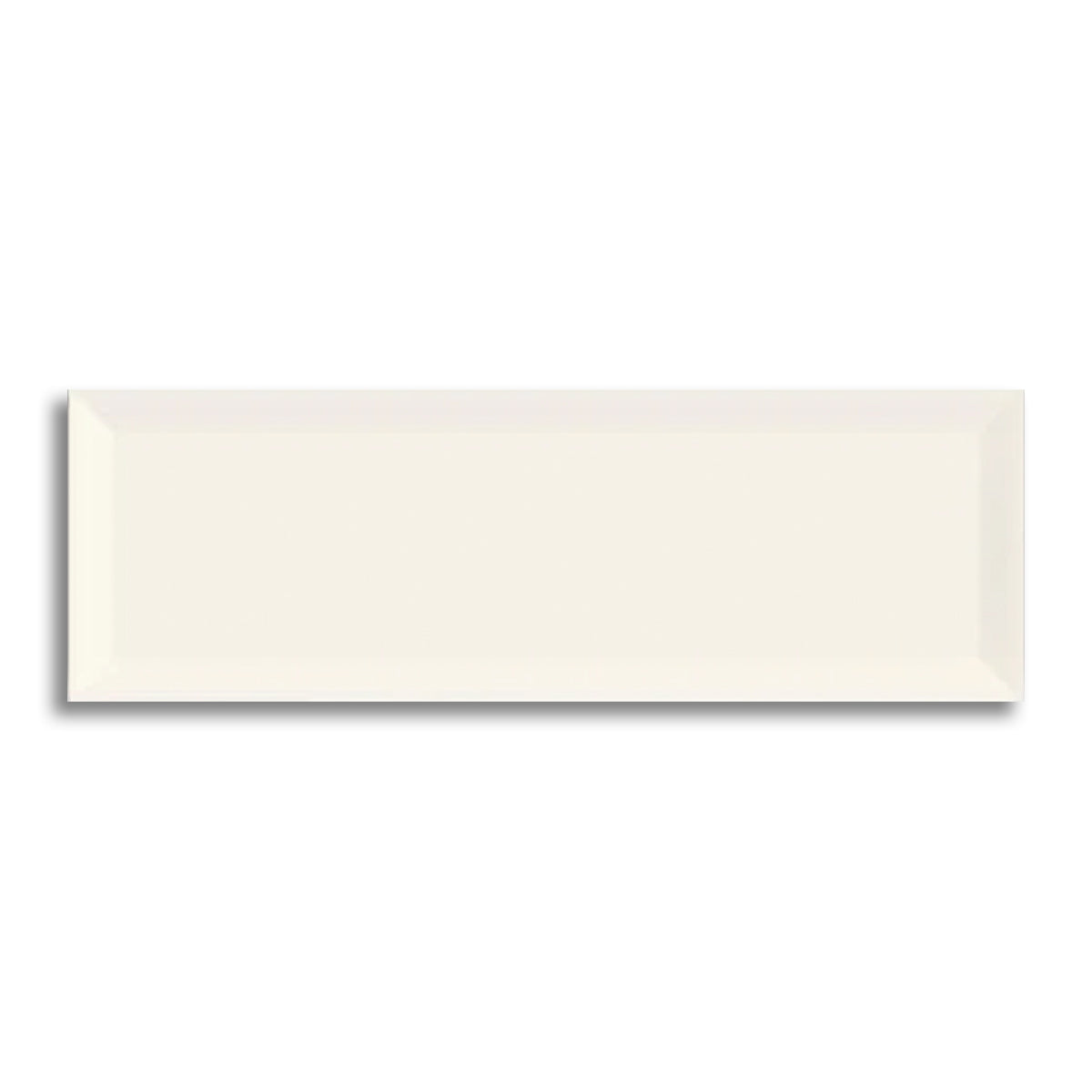 CLEARANCE - 4×12 Hawthrone Refined White Beveled Glossy Ceramic Wall Tile - American Tile Depot