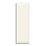 CLEARANCE - 4×12 Hawthrone Refined White Beveled Glossy Ceramic Wall Tile - American Tile Depot