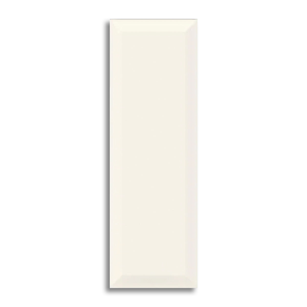 CLEARANCE - 4×12 Hawthrone Refined White Beveled Glossy Ceramic Wall Tile - American Tile Depot