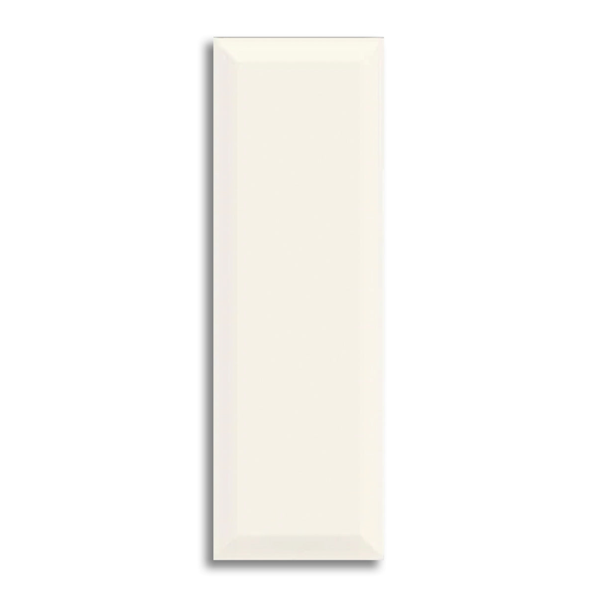 CLEARANCE - 4×12 Hawthrone Refined White Beveled Glossy Ceramic Wall Tile - American Tile Depot