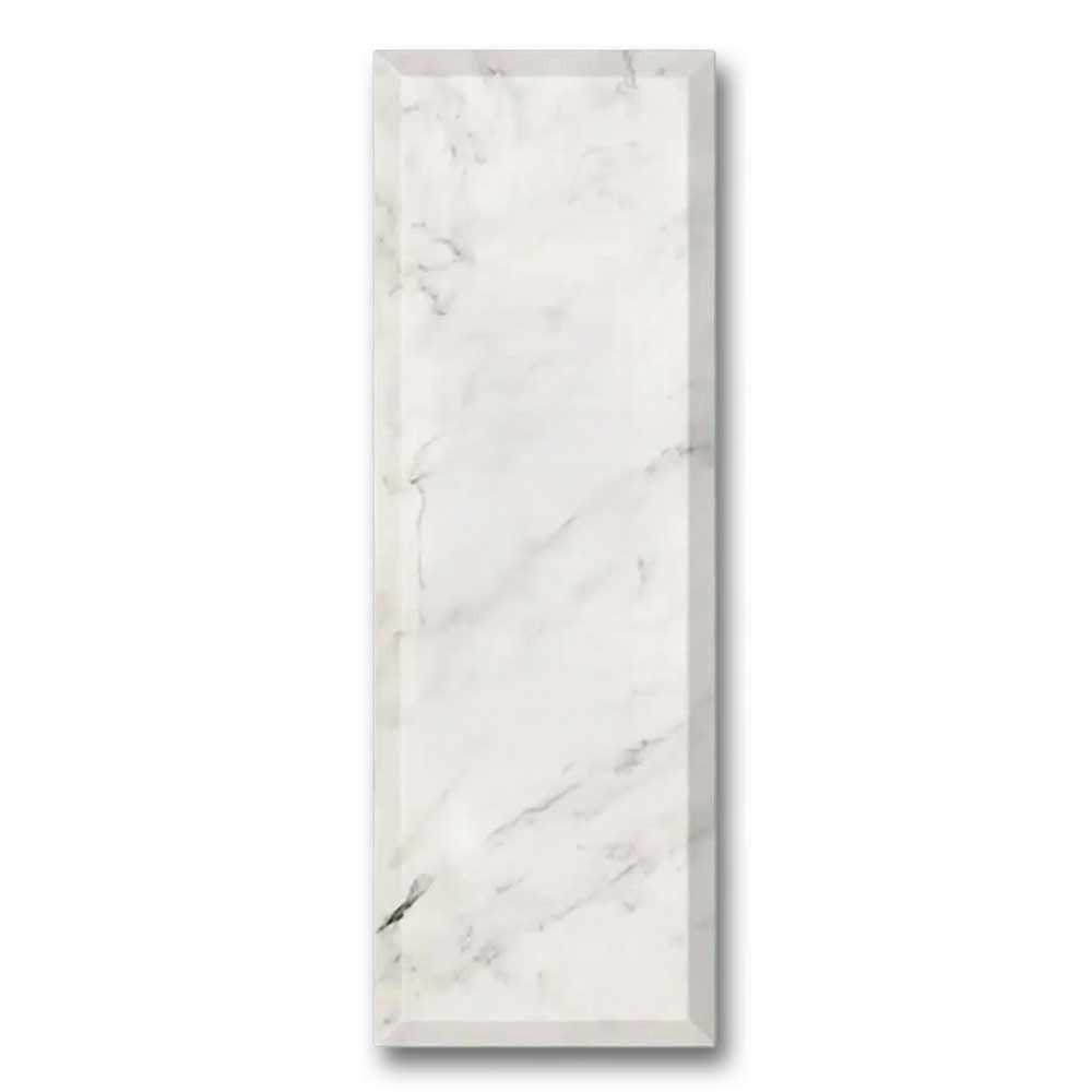4x12 Oriental White / Asian Statuary Honed & Beveled Tile 4x12 Oriental White / Asian Statuary Honed & Beveled Tile - American Tile Depot