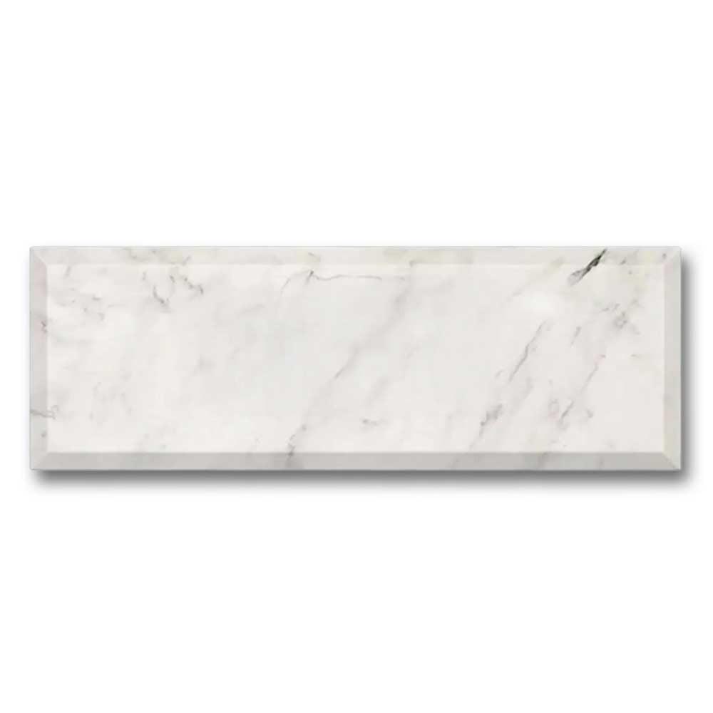 4x12 Oriental White / Asian Statuary Honed & Beveled Tile 4x12 Oriental White / Asian Statuary Honed & Beveled Tile - American Tile Depot