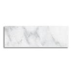 4x12 Oriental White / Asian Statuary Marble Honed Tile - American Tile Depot