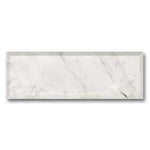 4x12 Oriental White / Asian Statuary Polished & Beveled Tile 4x12 Oriental White / Asian Statuary Polished & Beveled Tile - American Tile Depot