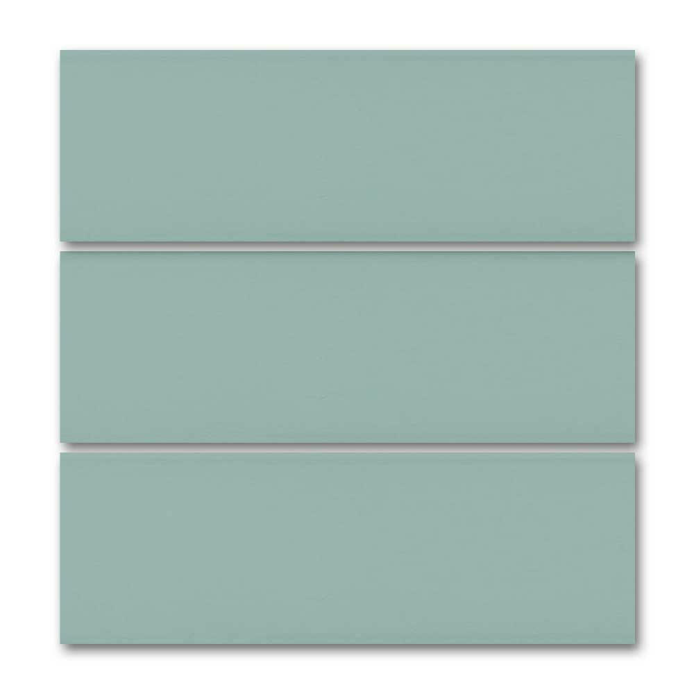 4x12 Palette Teal Glossy Ceramic Wall Tile 4x12 Palette Teal Glossy Ceramic Wall Tile - American Tile Depot