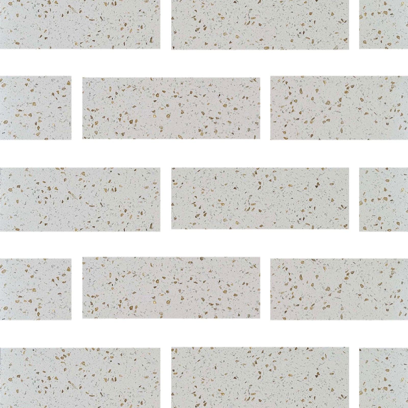 4x12 Terrazzo Gold Marble Polished Tile 4x12 Terrazzo Gold Marble Polished Tile - American Tile Depot