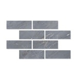 4x12 Bardiglio Imperiale Marble Honed Tile-American Tile Depot