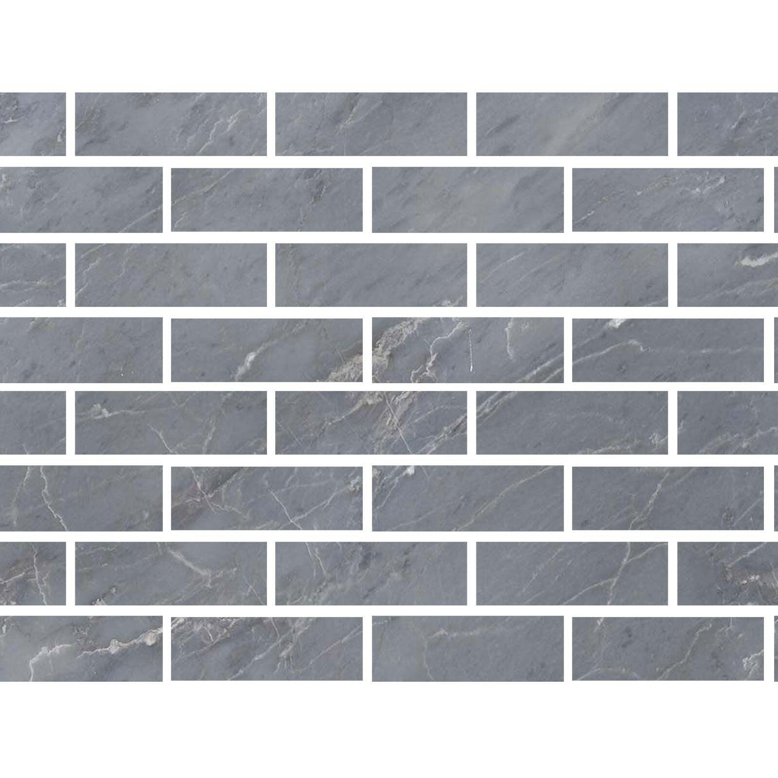 4x12 Bardiglio Imperiale Marble Honed Tile-American Tile Depot