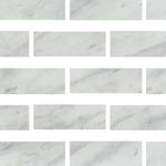 4x12 Bianco Venatino Marble Polished Tile-American Tile Depot