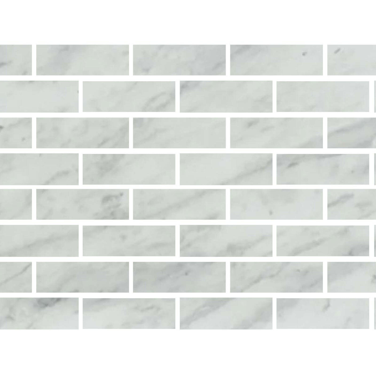 4x12 Bianco Venatino Marble Polished Tile-American Tile Depot