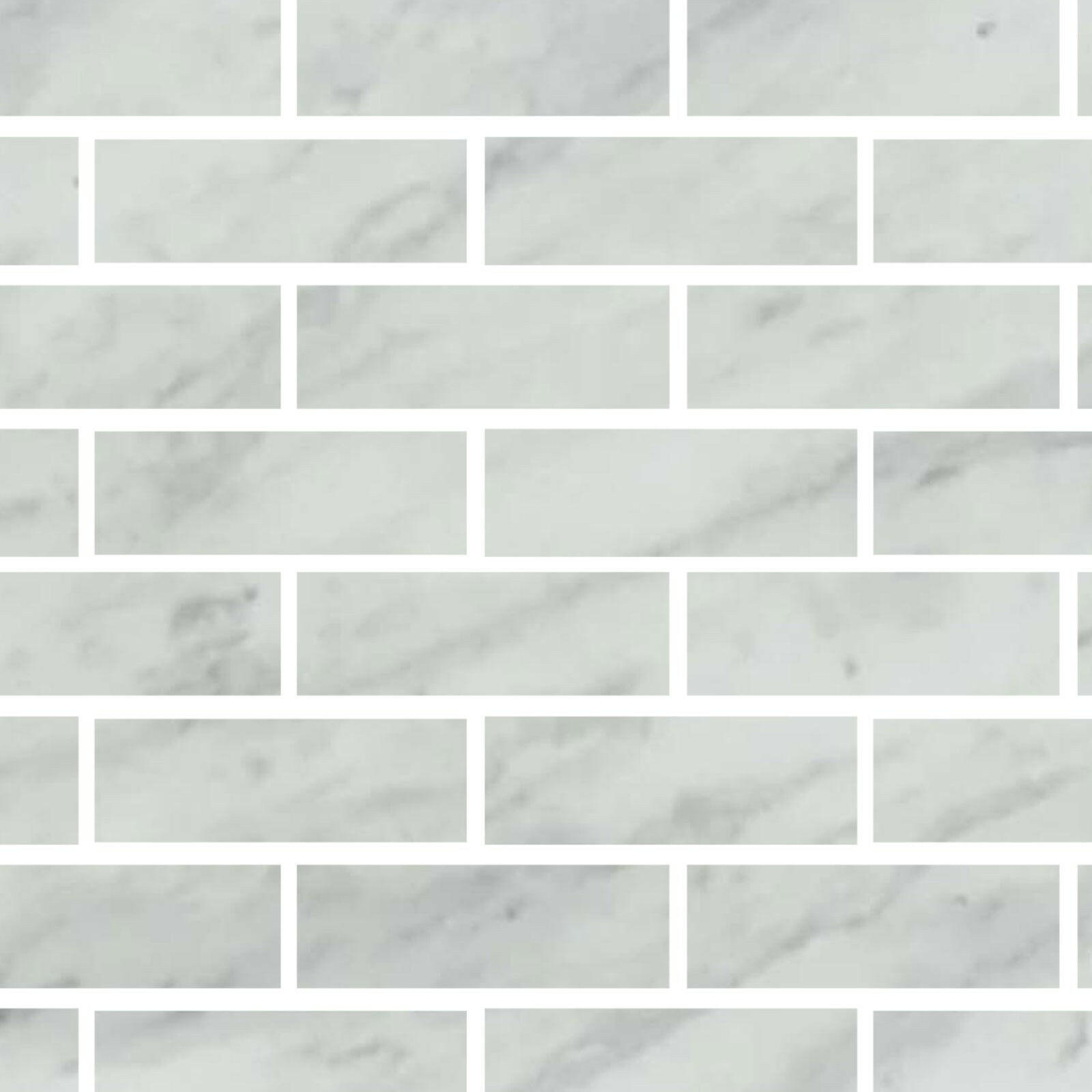 4x12 Bianco Venatino Marble Polished Tile-American Tile Depot