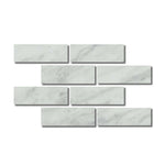 4x12 Bianco Venatino Marble Polished Tile-American Tile Depot