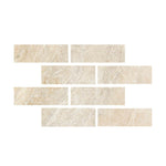 4x12 Diano Royal (Queen Beige) Marble Polished Tile-American Tile Depot