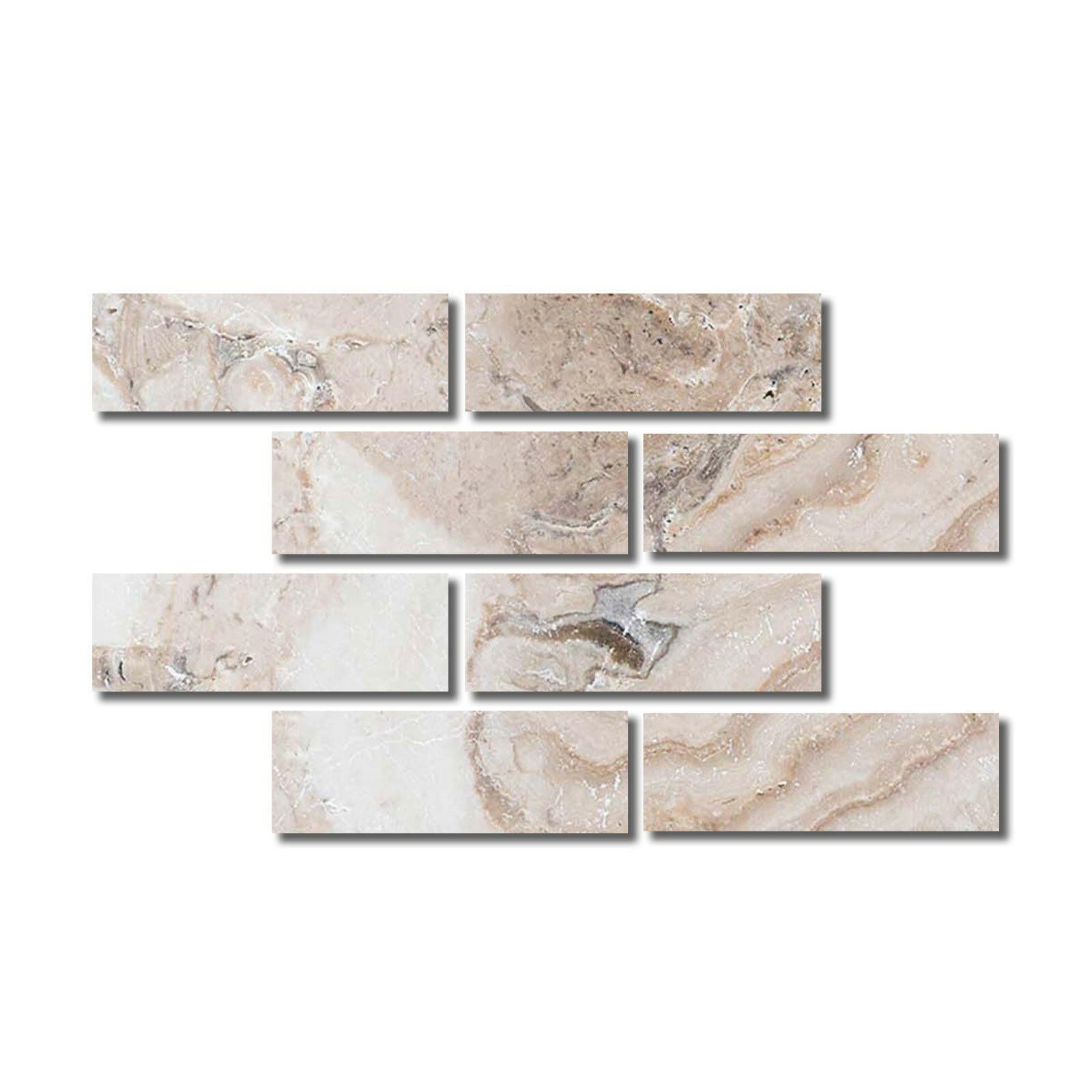 4x12 Malibu Travertine Filled & Honed Tile-American Tile Depot