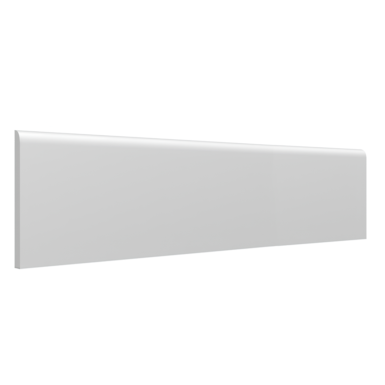 4x16 Palette Tender Gray Matte Solid Color Ceramic Bullnose Tile 4x16 Palette Tender Gray Matte Solid Color Ceramic Bullnose Tile - American Tile Depot