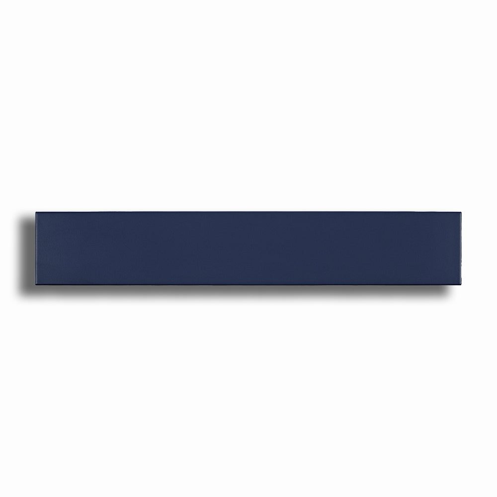 4x24 Brick Azul Matte Solid Color Porcelain Tile - American Tile Depot