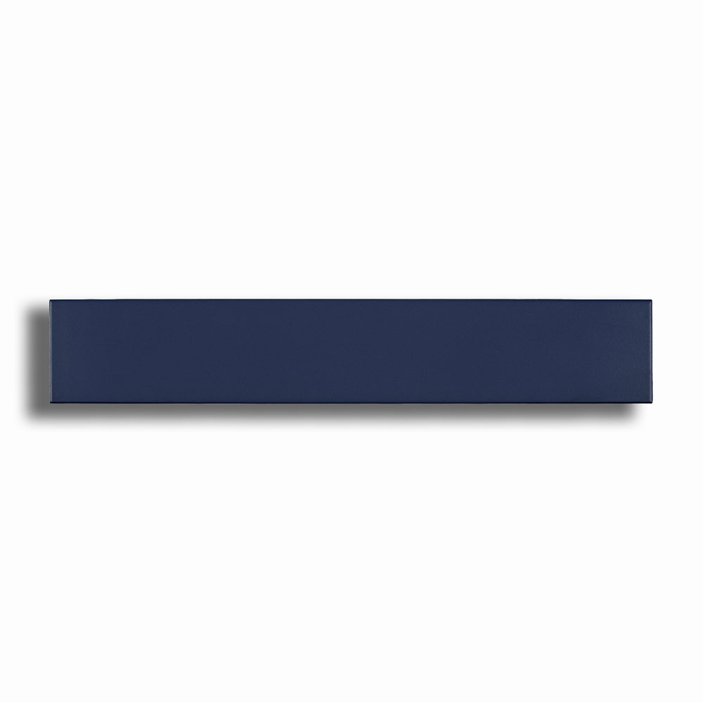 4x24 Brick Azul Matte Solid Color Porcelain Tile - American Tile Depot