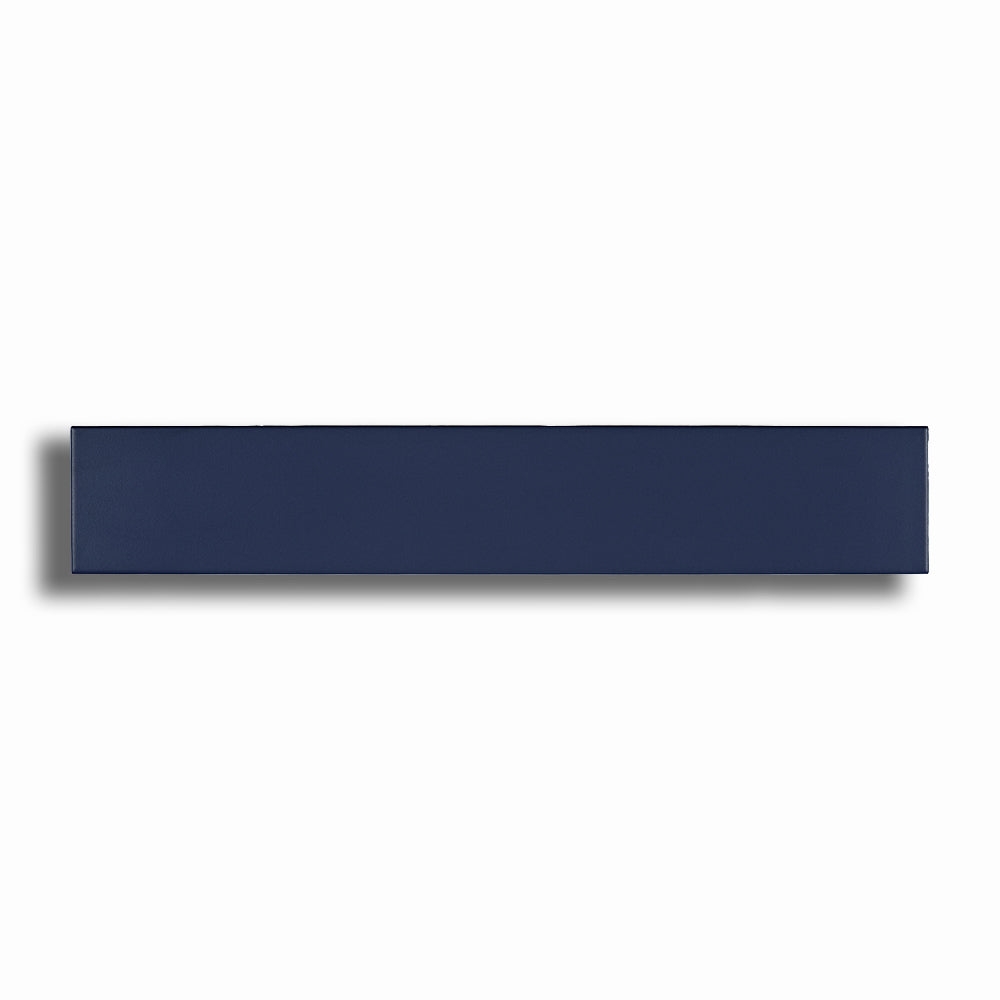 4x24 Brick Azul Matte Solid Color Porcelain Tile - American Tile Depot