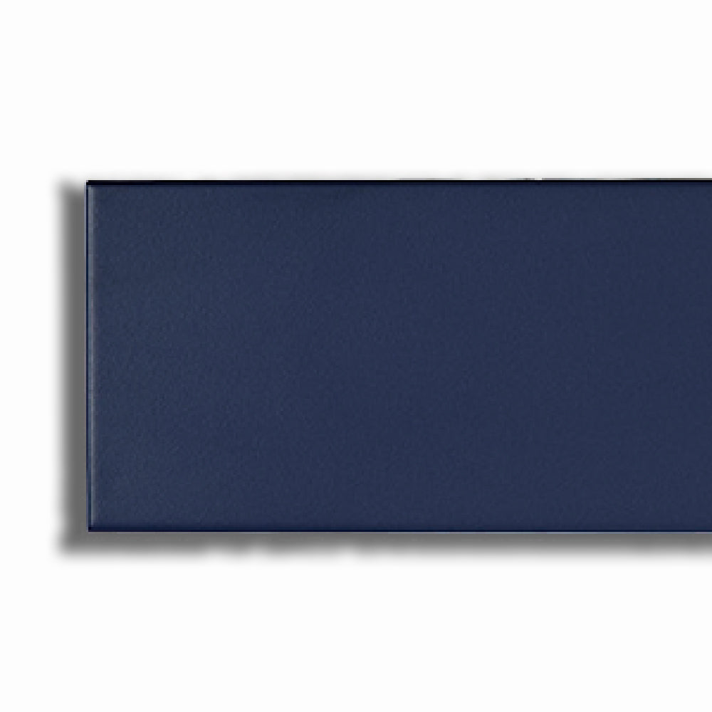 4x24 Brick Azul Matte Solid Color Porcelain Tile - American Tile Depot