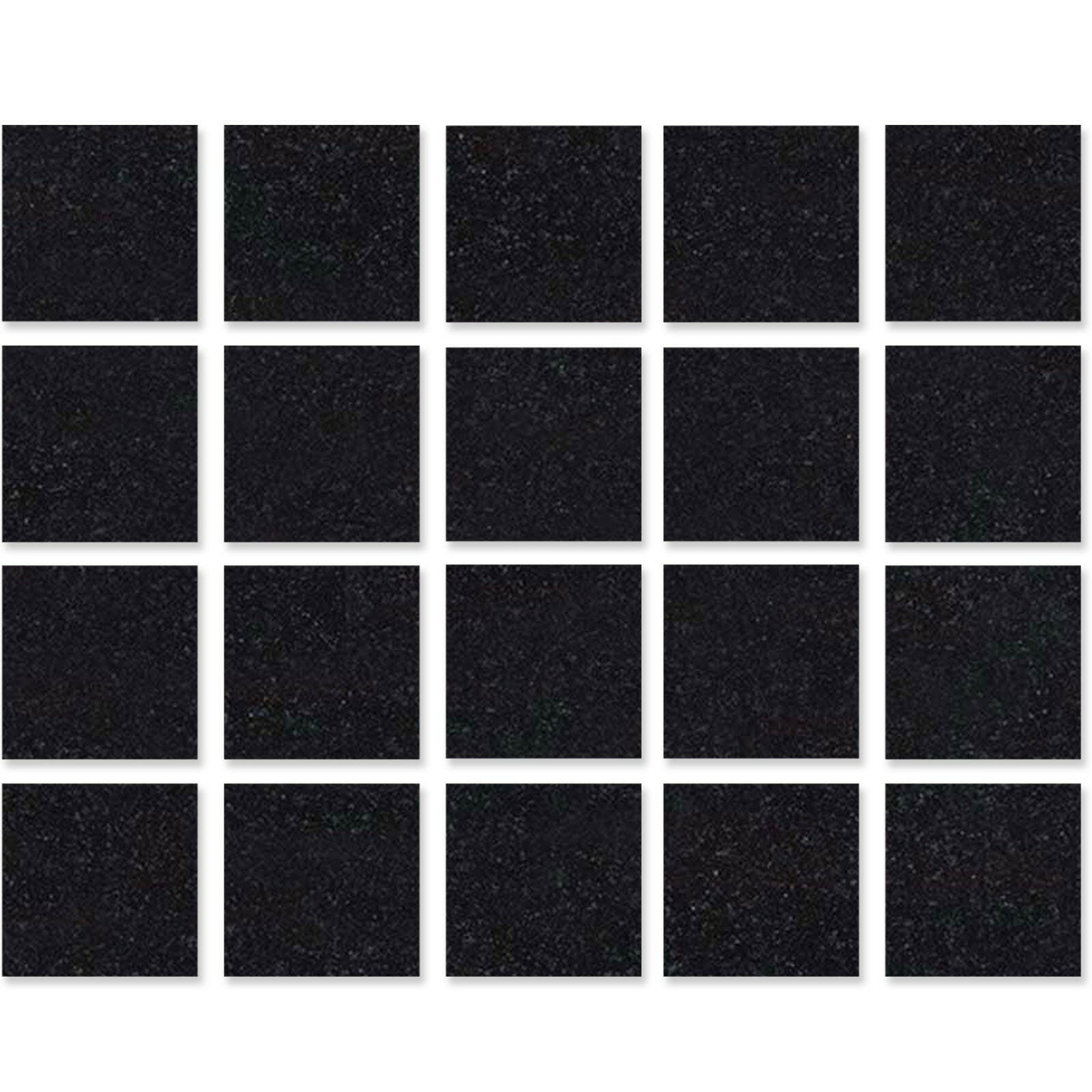Special Cut | 4x4 Absolute Black Granite Polished Tile - American Tile Depot