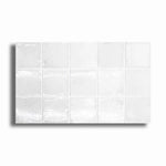 4x4 Altea White Polished Ceramic Wall Tile - American Tile Depot