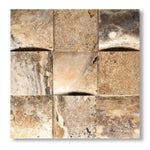 4x4 Antico Onyx Travertine CNC-Arched Tile - American Tile Depot