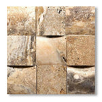 4x4 Antico Onyx Travertine CNC-Arched Tile - American Tile Depot