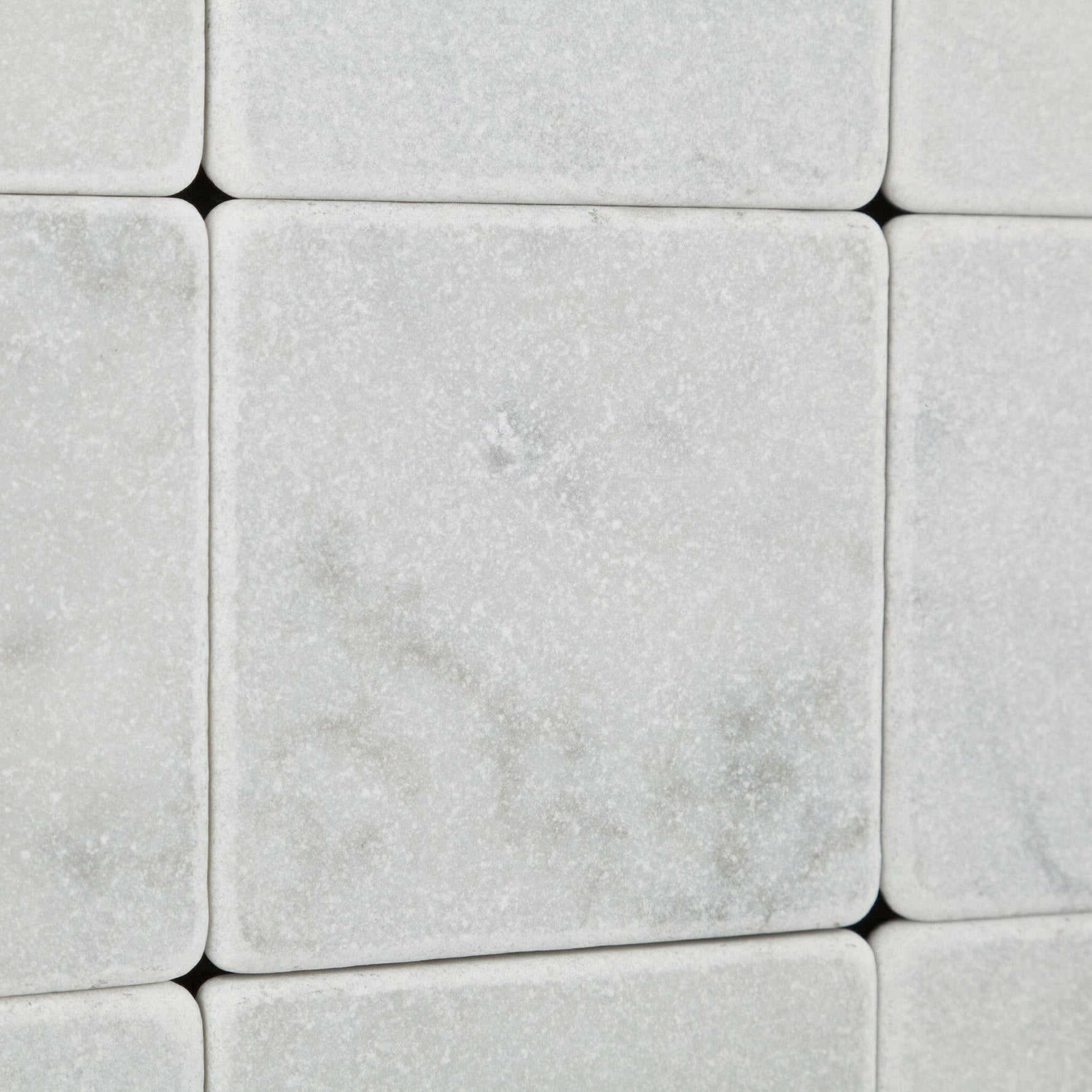 4x4 Carrara White Marble Tumbled Tile 4x4 Carrara White Marble Tumbled Tile - American Tile Depot
