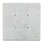 4x4 Carrara White Marble Tumbled Tile 4x4 Carrara White Marble Tumbled Tile - American Tile Depot