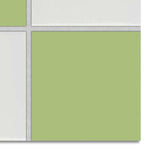 4x4 Checkerboard Tile - Palette Spring Green & White Ice Glossy Ceramic - American Tile Depot
