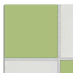 4x4 Checkerboard Tile - Palette Spring Green & White Ice Glossy Ceramic - American Tile Depot