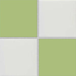 4x4 Checkerboard Tile - Palette Spring Green & White Ice Glossy Ceramic 4x4 Checkerboard Tile - Palette Spring Green & White Ice Glossy Ceramic - American Tile Depot