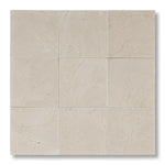 4x4 Crema Marfil Marble Honed Tile - American Tile Depot