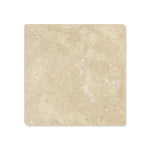 4x4 Durango Cream Travertine Tumbled Tile - American Tile Depot