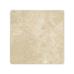 4x4 Durango Cream Travertine Tumbled Tile - American Tile Depot