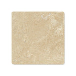 4x4 Durango Cream Travertine Tumbled Tile - American Tile Depot