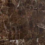 4x4 Emperador Dark Marble Tumbled Tile 4x4 Emperador Dark Marble Tumbled Tile - American Tile Depot