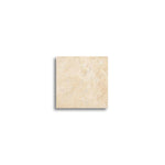 4x4 Ivory Travertine Filled & Honed Tile - American Tile Depot