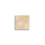4x4 Ivory Travertine Filled & Honed Tile - American Tile Depot