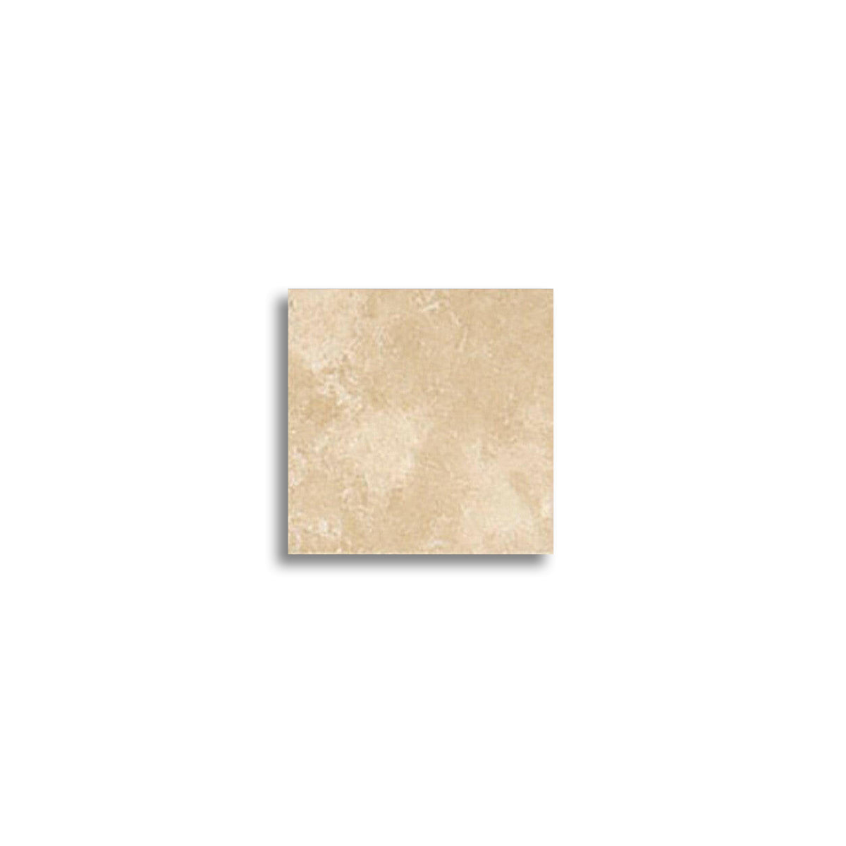 4x4 Ivory Travertine Filled & Honed Tile - American Tile Depot