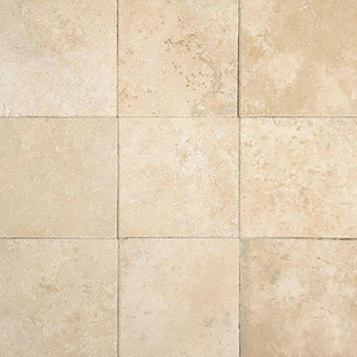 4x4 Ivory Travertine Filled & Honed Tile 4x4 Ivory Travertine Filled & Honed Tile - American Tile Depot