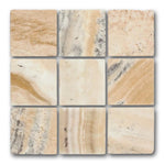 4x4 Latravonya Travertine Tumbled Tile 4x4 Latravonya Travertine Tumbled Tile - American Tile Depot