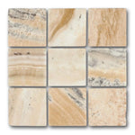 4x4 Latravonya Travertine Tumbled Tile 4x4 Latravonya Travertine Tumbled Tile - American Tile Depot