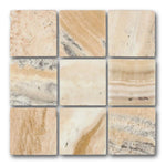 4x4 Latravonya Travertine Tumbled Tile 4x4 Latravonya Travertine Tumbled Tile - American Tile Depot