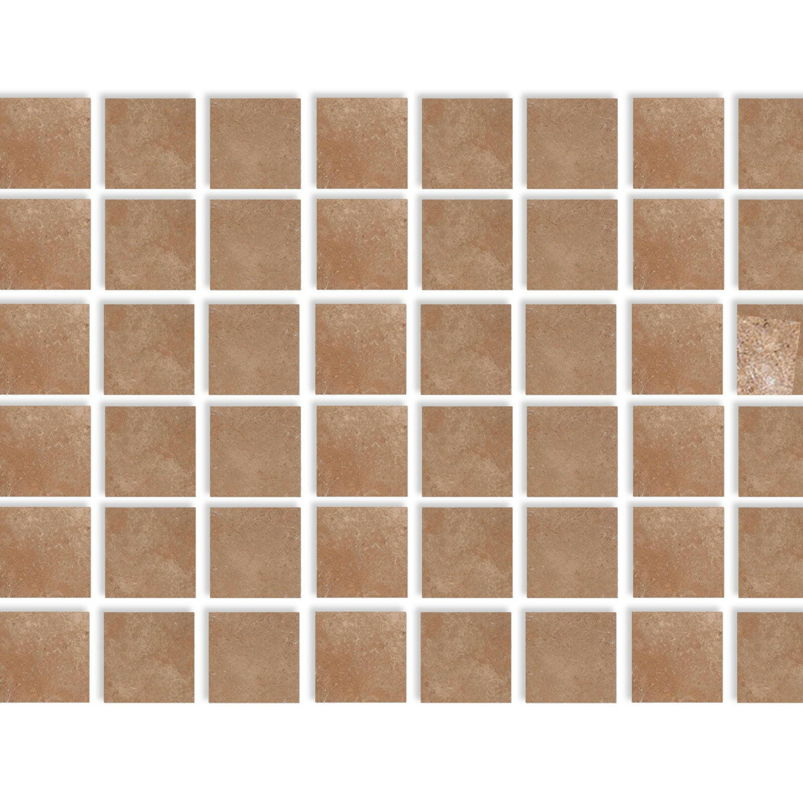 4x4 Noce Travertine Filled & Honed Tile 4x4 Noce Travertine Filled & Honed Tile - American Tile Depot