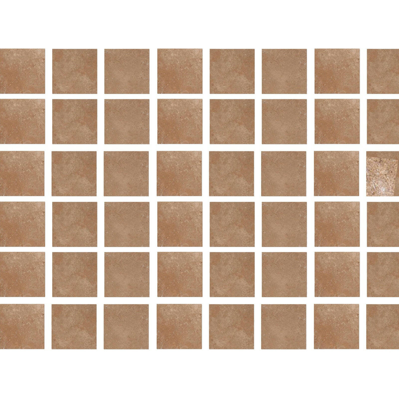 4x4 Noce Travertine Filled & Honed Tile 4x4 Noce Travertine Filled & Honed Tile - American Tile Depot