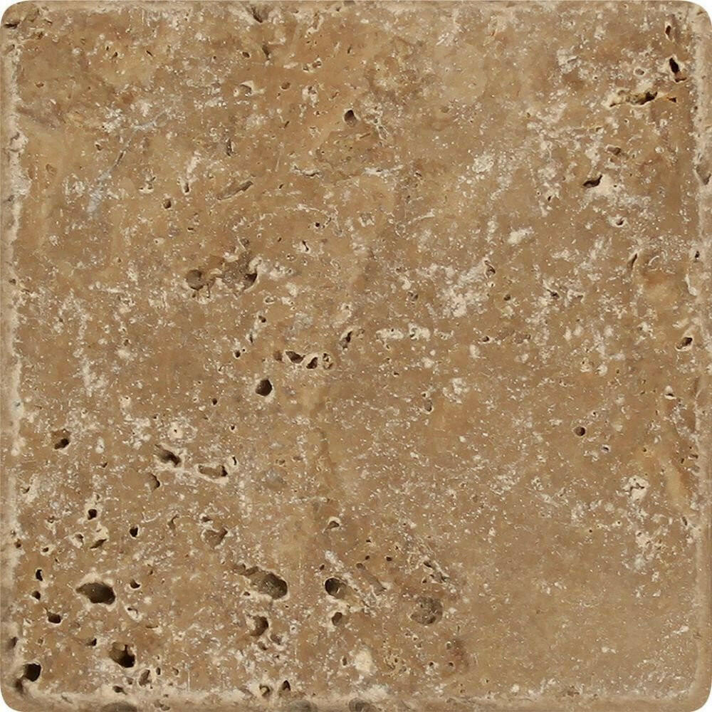 4x4 Noce Travertine Tumbled Tile 4x4 Noce Travertine Tumbled Tile - American Tile Depot